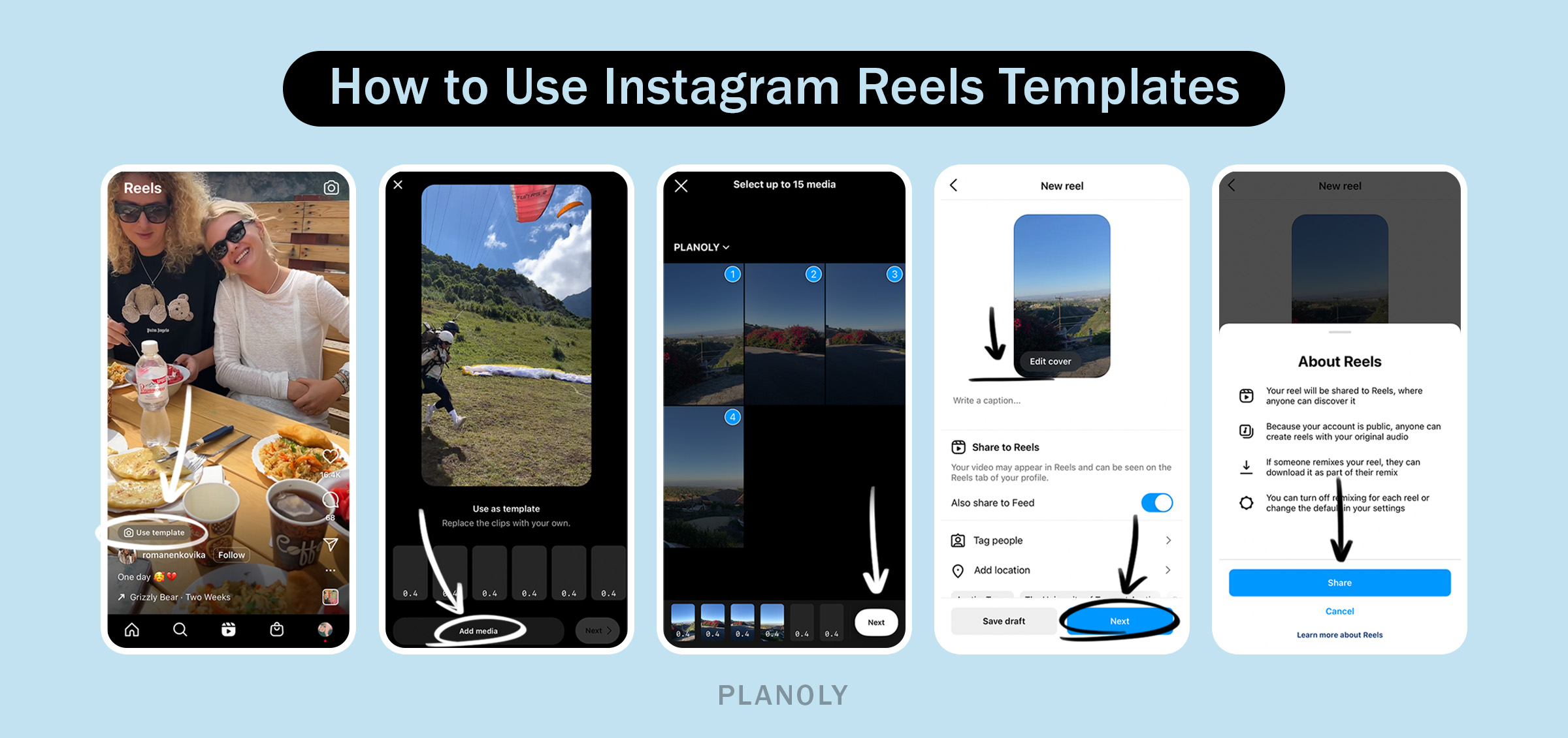 PLANOLY - Blog - Instagram Reels Templates - Horizontal Image